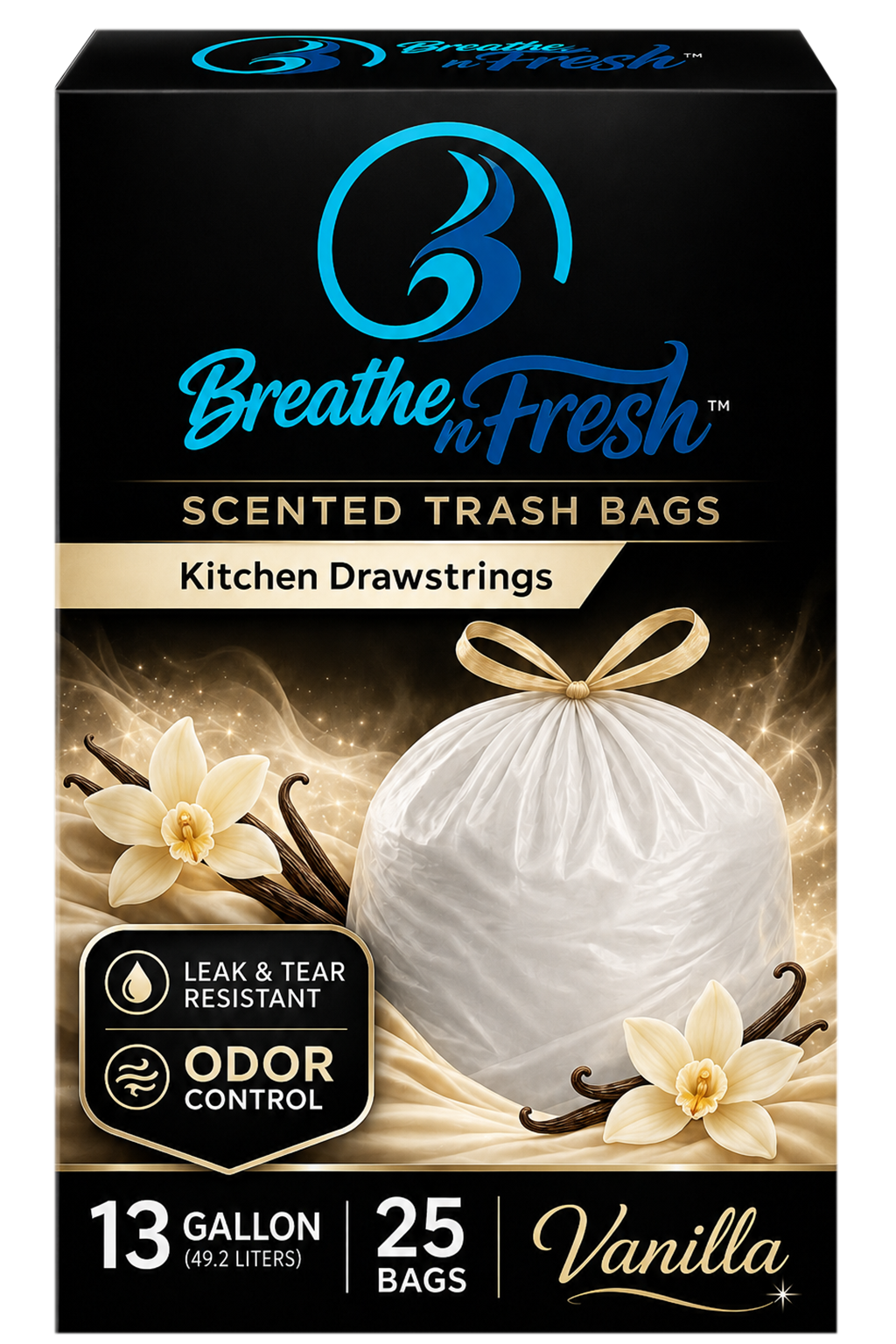 Vanilla Trash Bags — Retail Box
